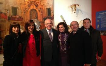 de izda. a dcha.: Ana López, Marta Alonso, Fernando García P., Consuelo Matamoros, Fernando García F. y Antonio Ródenas